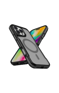 Apple Uyumlu iPhone 16 Pro Max Kılıf Magsafe Şarj Özellikli Renkli Kenar Airbag Şeritli Zore Lamer Kapak Apple Uyumlu iPhone 16 Pro Max Kılıf Magsafe Şarj Özellikli Renkli Kenar Airbag Şeritli Zore Lamer Kapak