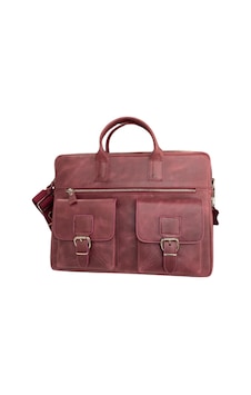 Mft Leather Hakiki Deri Laptop El Çantası Loreen 2230 Tiguan Bordo