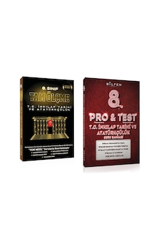 Bilfen Pro&test 8. Sınıf T.c. İnkilap Tarihi Ve Atatürkçülük Ve Tam Ölçme Soru Bankası 2 Kitap Bilfen Pro&test 8. Sınıf T.c. İnkilap Tarihi Ve Atatürkçülük Ve Tam Ölçme Soru Bankası 2 Kitap