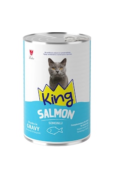 King Somonlu Kedi Konserve Maması 400 G