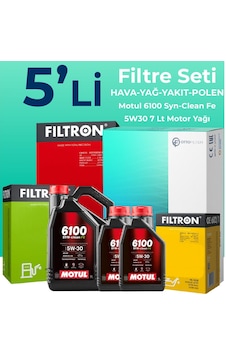 Filtron Isuzu D-Max 1.9 Filtre Bakım Seti Motul Motor Yağlı (2017-2023) 5 Li Filtron Isuzu D-Max 1.9 Filtre Bakım Seti Motul Motor Yağlı (2017-2023) 5 Li