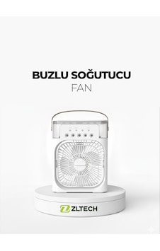Taşınabilir Kablolu Su Püskürtmeli Buzlu Serinletici Vantilatör Mını Fan