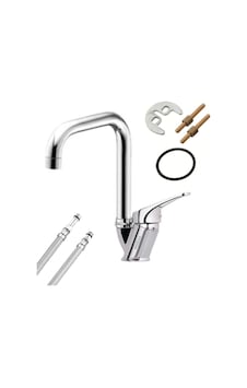 Köşe Borulu Sıcak Soğuk Çift Su Girişli Banyo Lavabo Musluğu Çeşmesi Bataryası Krom Köşe Borulu Sıcak Soğuk Çift Su Girişli Banyo Lavabo Musluğu Çeşmesi Bataryası Krom