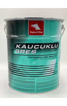 Petrol Ofisi No 3 Yeşil Renk Kalsiyum Esaslı Kauçuklu Gres 14 KG