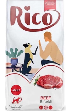 Rico Biftekli Yetişkin Köpek Maması 15 KG Rico Biftekli Yetişkin Köpek Maması 15 KG