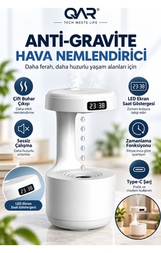 Su Efektli Hava Nemlendirici Dekoratif Masa Üstü Ev Ve Ofis Ortam Nemlendirici