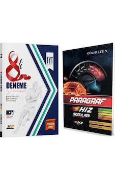 Hız Ve Renk Yayınları Tyt 8 Li Deneme İle Paragraf Soru Bankası Seti 2 Kitap