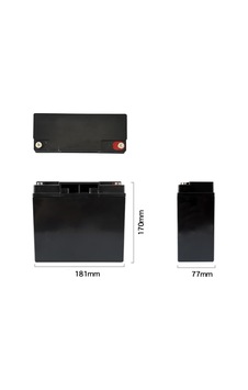 Boş Akü Kutusu 181x77x170mm Batarya Muhafaza Kutusu Boş Akü Kutusu 181x77x170mm Batarya Muhafaza Kutusu