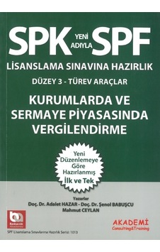 Spk Kurumlarda ve Sermaye Piyasası Vergilendirme Konu Adalet Haz Spk Kurumlarda ve Sermaye Piyasası Vergilendirme Konu Adalet Haz
