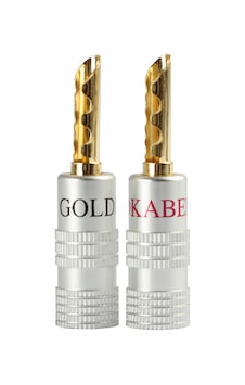 Goldkabel Profi Hohl - Banana Gold 4'Lü Kablo Ucu Goldkabel Profi Hohl - Banana Gold 4'Lü Kablo Ucu