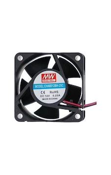 Fan 12v Dc Meanwell Cha6012bh-25c 60x60x25mm 2 Kablo 1 Adet Fan 12v Dc Meanwell Cha6012bh-25c 60x60x25mm 2 Kablo 1 Adet
