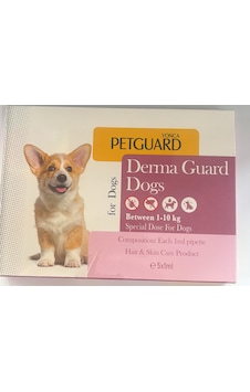 Petguard 1-10 Kg Köpek İçin Dış Etkenler Karşı Koruma Damla 5 x 1 ML Petguard 1-10 Kg Köpek İçin Dış Etkenler Karşı Koruma Damla 5 x 1 ML