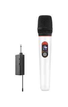 Kablosuz Uhf El Mikrofonu 6.35 Mm - Beyaz Hdx2790b Kablosuz Uhf El Mikrofonu 6.35 Mm - Beyaz Hdx2790b