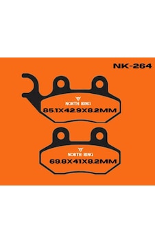 Sym Fıddle Iıı Arka Kampanalı Model 125 2014 North King Organik Ön Fren Balatası Nk264 Sym Fıddle Iıı Arka Kampanalı Model 125 2014 North King Organik Ön Fren Balatası Nk264