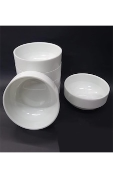 Ermiya 12 Ad Beyaz Melamin Çorba Kasesi 12x5cm Tas Ermiya 12 Ad Beyaz Melamin Çorba Kasesi 12x5cm Tas