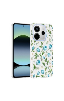 Xiaomi Redmi Note 14 4g Kılıf Kamera Korumalı Desenli Zore Klip Kapak Xiaomi Redmi Note 14 4g Zore - Mavi Lale Xiaomi Redmi Note 14 4g Kılıf Kamera Korumalı Desenli Zore Klip Kapak Xiaomi Redmi Note 14 4g Zore - Mavi Lale