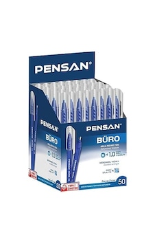 Ayrex Pensan Büro Mavi Tükenmez Kalem 50 Li Paket Genel