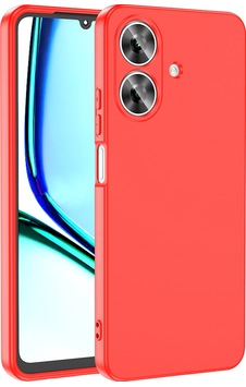 Realme Note 60 Kılıf Zore Mara Lansman Kapak Kırmızı Realme Note 60 Kılıf Zore Mara Lansman Kapak Kırmızı
