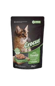 Crocus Pouch Tahılsız Tavuklu Yavru Kedi Maması 85 G Crocus Pouch Tahılsız Tavuklu Yavru Kedi Maması 85 G