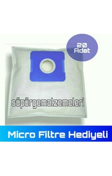 Homend Deepsilence 1228 - 1229 Bez Toz Torbası 20 Adet + Filtre Homend Deepsilence 1228 - 1229 Bez Toz Torbası 20 Adet + Filtre