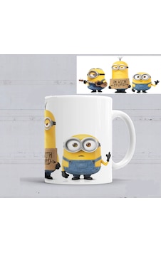 Minyonlar Minions Im With Stupid Kupa Bardak Porselen Karışık Minyonlar Minions Im With Stupid Kupa Bardak Porselen Karışık
