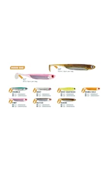 Herakles Mirror Shad 8 cm Silikon Yem 6lı Paket Herakles Mirror Shad 8 cm Silikon Yem 6lı Paket