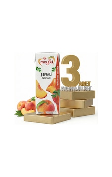 Meysu Nektar Şeftali 3x200 Ml Meysu Nektar Şeftali 3x200 Ml