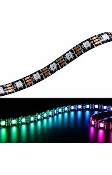 WS2812B Adreslenebilir RGB Şerit Led - 30 Led IP65 - Silikon Korumalı (Su geçirmez) - 5m WS2812B Adreslenebilir RGB Şerit Led - 30 Led IP65 - Silikon Korumalı (Su geçirmez) - 5m