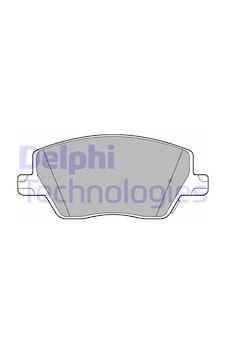 Delphı Lp3289 On Balata Fıat Egea 16 1.0 1.3 Mtj 1.4 1.6 1.6d K:19 Mm G:133 Mm Y:58.5 Mm Küçük Tip 77367910-77367628
