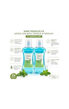 Alkolsüz Ağız Bakım Suyu 290 Ml 2'li