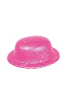 Pembe Renk Simli Melon Yuvarlak Parti Şapkası 24x26 Cm 03086575 Pembe Renk Simli Melon Yuvarlak Parti Şapkası 24x26 Cm 03086575