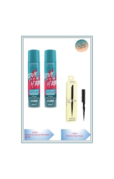 Saç Spreyi Ultra Güçlü 250 Ml X2 Ve Watsons Topuz Fırçası Saç Spreyi Ultra Güçlü 250 Ml X2 Ve Watsons Topuz Fırçası