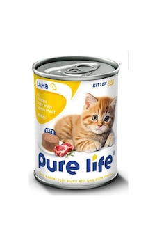 Pure Life Kuzu Etli Pate Yavru Kedi Maması 400 G Pure Life Kuzu Etli Pate Yavru Kedi Maması 400 G
