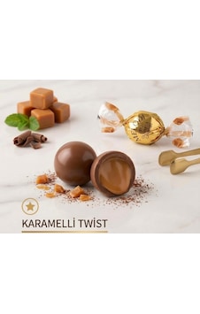 Melodi Çikolata Karamel Aromalı Twist 500g Melodi Çikolata Karamel Aromalı Twist 500g