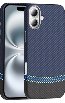 Apple Uyumlu iPhone 16 Plus Kılıf M-safe Şarj Özellikli Karbon Fiber Görünümlü Zore Gros Kapak Apple Uyumlu iPhone 16 Plus Kılıf M-safe Şarj Özellikli Karbon Fiber Görünümlü Zore Gros Kapak