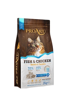 Proart Balıklı ve Tavuklu Yetişkin Kedi Maması 2 KG Proart Balıklı ve Tavuklu Yetişkin Kedi Maması 2 KG