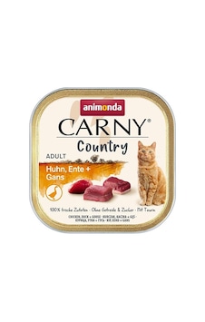 Animonda Carny Country Tavuklu Ördekli Ve Kaz Etli Yetişkin Kedi Konservesi 100 Gr 128-20067.01 Animonda Carny Country Tavuklu Ördekli Ve Kaz Etli Yetişkin Kedi Konservesi 100 Gr 128-20067.01