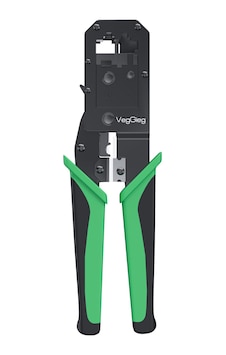 Veggieg Rj45 Ethernet Rj11 Telefon Soket Jack Sıkma Pensesi Veggieg Rj45 Ethernet Rj11 Telefon Soket Jack Sıkma Pensesi