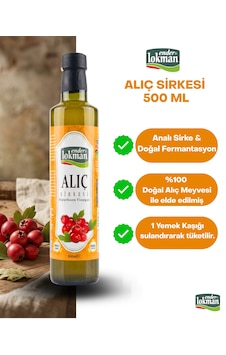Alıç Sirkesi 500ml Doğal Fermantasyon Alıç Sirkesi 500ml Doğal Fermantasyon
