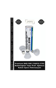 Premium Bad-500 Yanyu-370 Badmington Topu Prof. Eğlence Raket Sporu Rekreasyon Premium Bad-500 Yanyu-370 Badmington Topu Prof. Eğlence Raket Sporu Rekreasyon