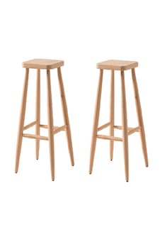 60 Cm 2 Adet Ham Ahşap Kare Bar Tabure Sandalye Ahşap Açık Bej 60 Cm 2 Adet Ham Ahşap Kare Bar Tabure Sandalye Ahşap Açık Bej