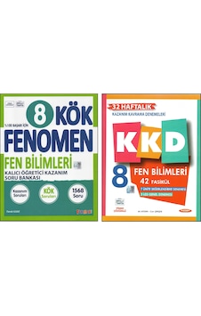 Fenomen 8. Sınıf Fen B. Kök+kurmay Kkd 2 Kitap Fenomen 8. Sınıf Fen B. Kök+kurmay Kkd 2 Kitap