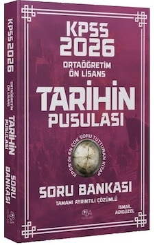 2026 Kpss Lise Ortaöğretim Ön Lisans Tarihin Pusulası Soru Bankası Çözümlü - İsmail Adıgüzel Cba Yayınları 2026 Kpss Lise Ortaöğretim Ön Lisans Tarihin Pusulası Soru Bankası Çözümlü - İsmail Adıgüzel Cba Yayınları