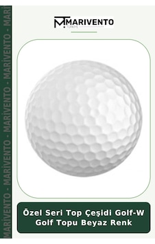 Özel Seri Top Çeşidi Golf-w Golf Topu Beyaz Renk