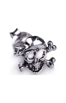 Bitmeyenkartus Ejoya Gümüş Kurukafa Erkek Küpesi 8 X 8 Mm Bitmeyenkartus Ejoya Gümüş Kurukafa Erkek Küpesi 8 X 8 Mm