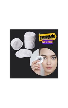 420 Adet Kozmetik Disk Pamuk 714420 Beyaz 420 Adet Kozmetik Disk Pamuk 714420 Beyaz