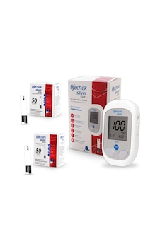 Lifechek Silver GH82 Kan Şekeri Ölçüm Cihazı + Test Stribi 100 Adet Lifechek Silver GH82 Kan Şekeri Ölçüm Cihazı + Test Stribi 100 Adet