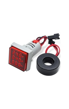 Powermaster Voltampermetre 50 500v 0-100a Ac Kare Kırmızı Ad22-22vas