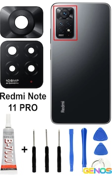 Xiaomi Redmi Note 11 Pro 4g Arka Kamera Camı Kamera Camı Lensi + Montaj Set Xiaomi Redmi Note 11 Pro 4g Arka Kamera Camı Kamera Camı Lensi + Montaj Set