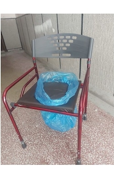 Klozet Yükseltici Hasta Tuvalet Sandalyesi Derili